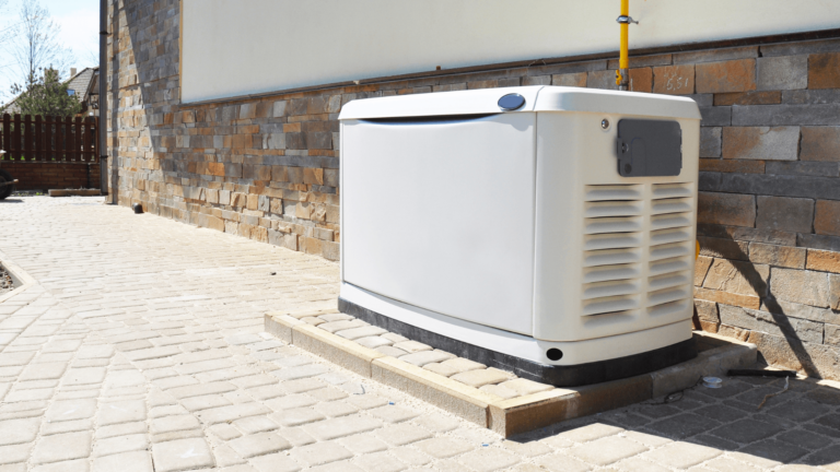 whole-house generator outside of roanoke, va home