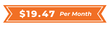 Orange banner displaying “$19.47 Per Month” in white text, highlighting our affordable maintenance plan.